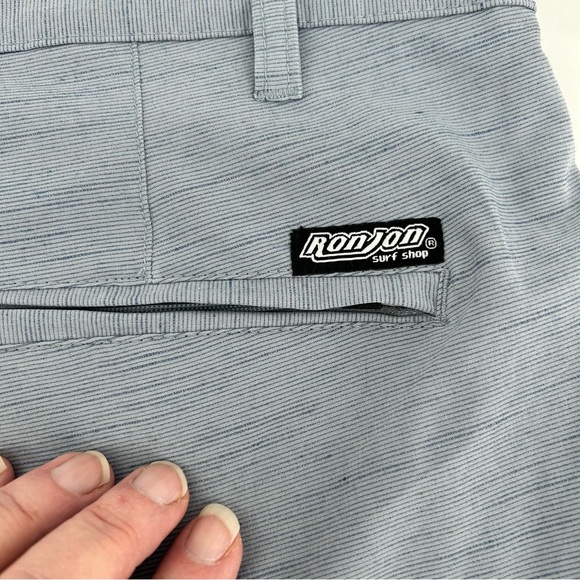 Ron Jon Surf Shop Men's Board Shorts Sz 38 Blue Swim Trunks Shorts NWT - Picture 5 of 6